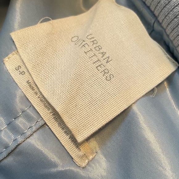 Urban Outfitters Quilted Floral Jacket, Sky Blue Size S Never Worn! - Picture 10 of 13